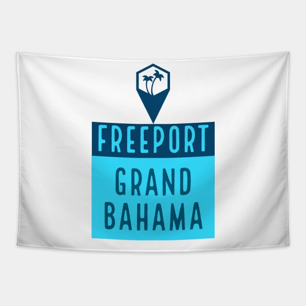 Freeport Grand Bahama Island, Bahamas Tapestry by cricky