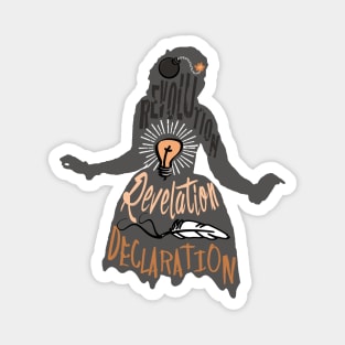 Revolution, Revelation, Declaration Magnet