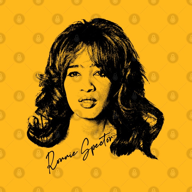 Ronnie Spector / Retro Style Fan Artwork by DankFutura