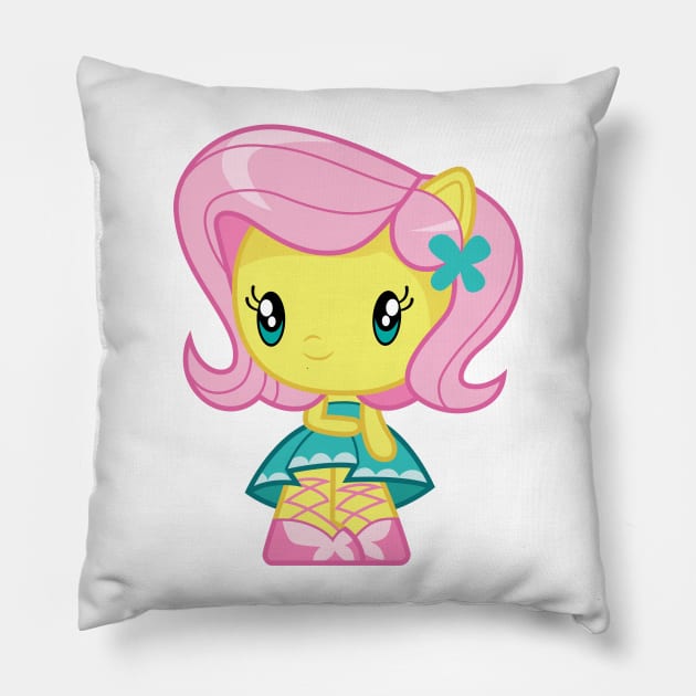 Equestria Girls Fluttershy Pillow by CloudyGlow