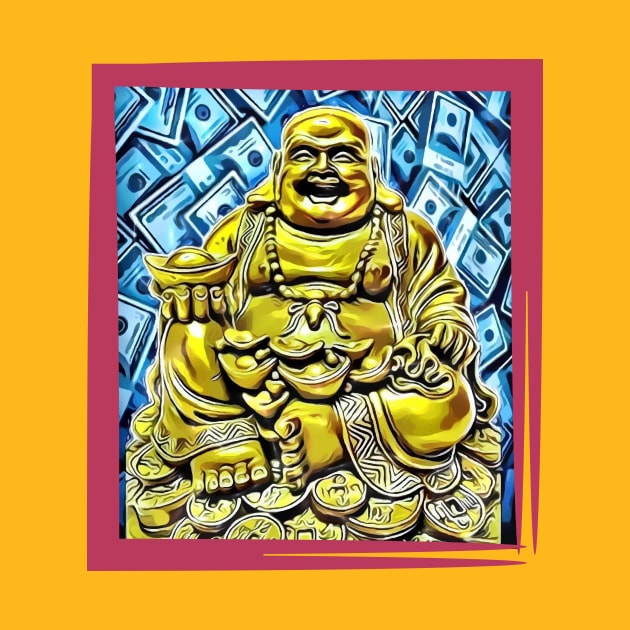 Laughing Buddha by Arie