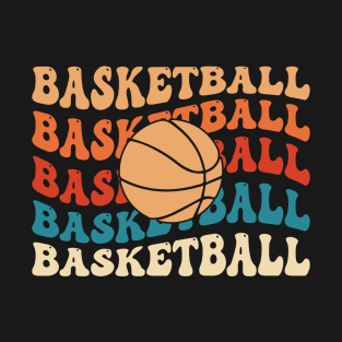 Vintage Basketball Vibes: Retro Hoops Design T-Shirt