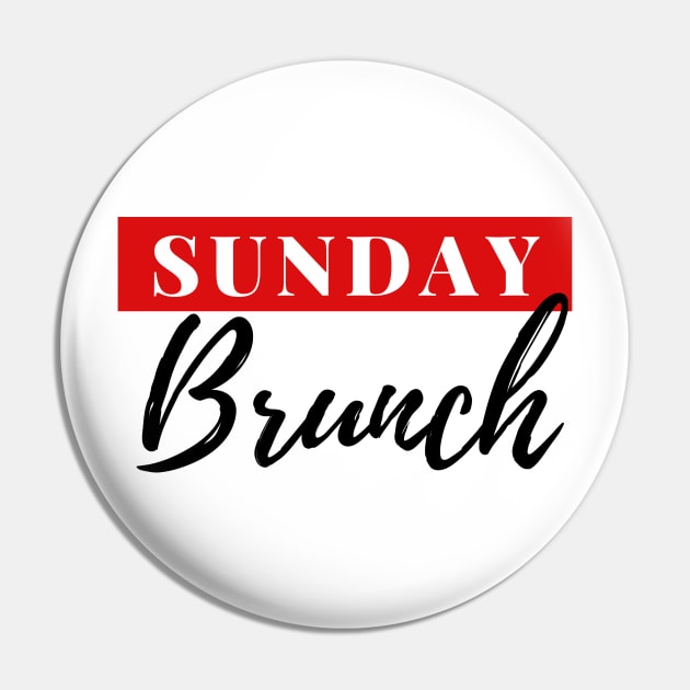 Sunday Brunch Pin by 29 hour design