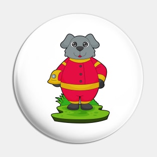 Dog Firefighter Fire department Pin