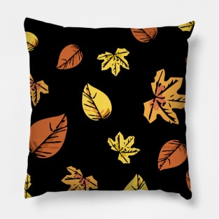 Autumn Leaf collage Pillow