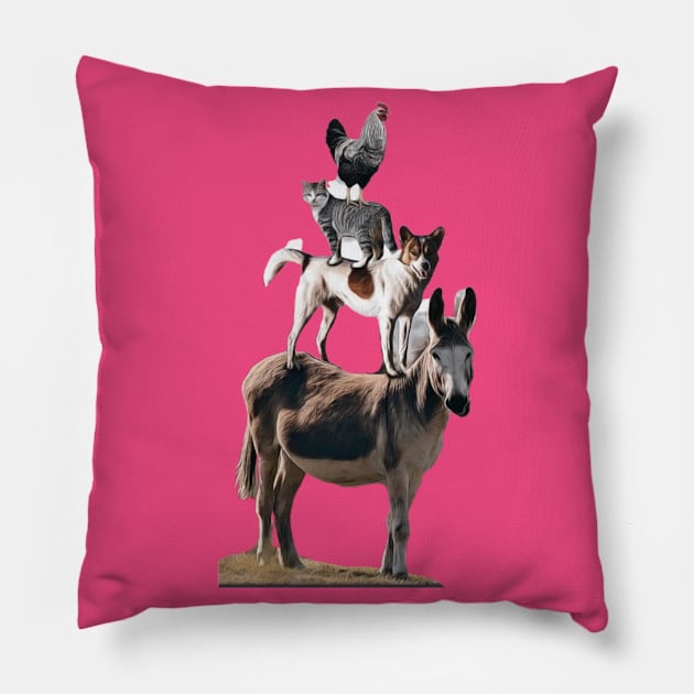 Animal Tripod Pillow by PersianFMts