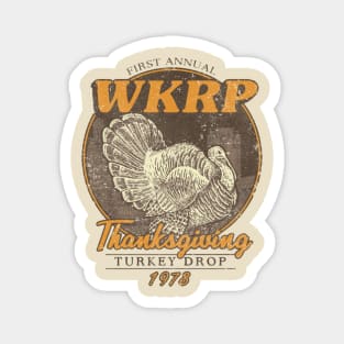 WKRP Turkey Drop Magnet