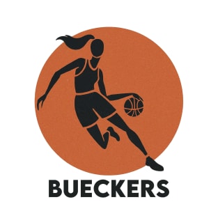 Bueckers Basketball Silhouette T-Shirt