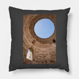 The Vestibule in Split, Croatia Pillow