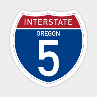 Interstate 5 - Oregon Magnet