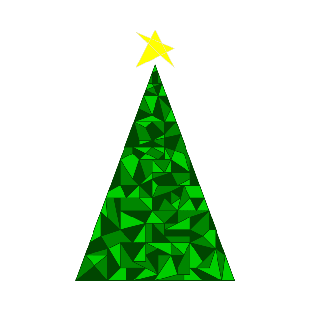 Christmas Design - Tree and Star by DavidASmith