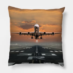 Plane Takeoff Pillow