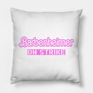 Barbenheimer On Strike X Pillow