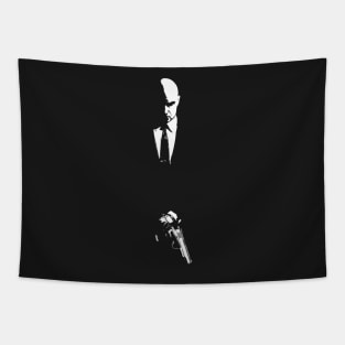 Weathered Minimal Hitman Tapestry