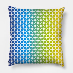 Full Spectrum (Rainbow) Metaballs Pattern Pillow