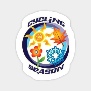 Cycling Season Magnet