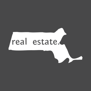 Massachusetts State Real Estate T-Shirt T-Shirt