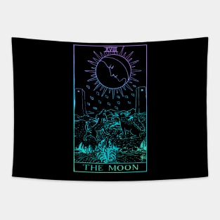 The Moon Tarot Card Tapestry