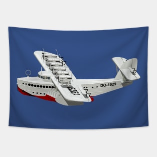 Cartoon airplane Tapestry