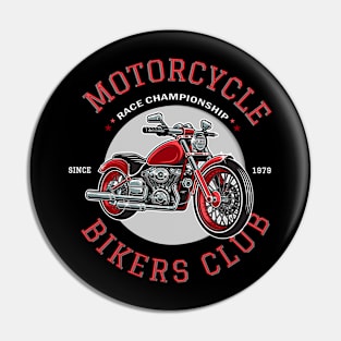 Motorcycle Bikers club Pin