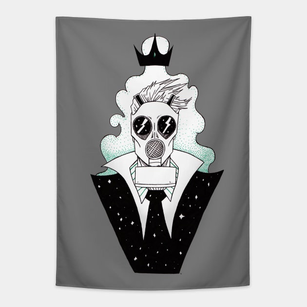 Gasmask Boi Tapestry by TaliDe