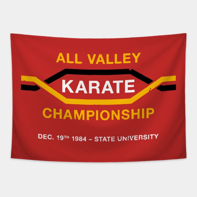 All valley karate championship Tapestry by Rundown