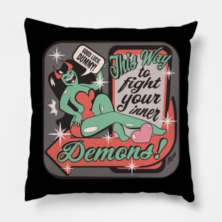 This way to fight your inner demons! Pillow