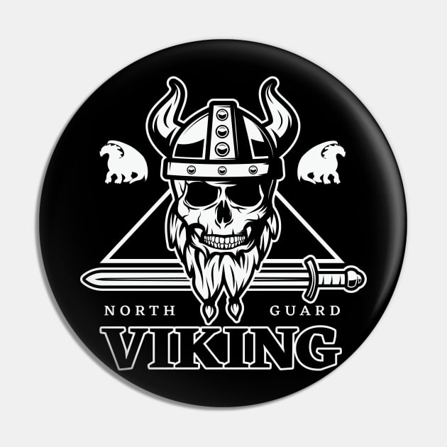 Viking Nord Warrior Pin by XOZ