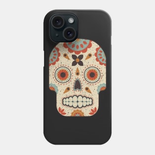 Dia De Los Muertos Day of the Dead Vintage Sugar Skull Phone Case