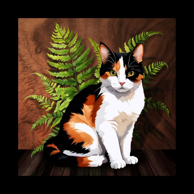 Portrait Of A Calico Cat by LittleBean