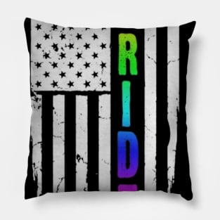 Pride Rainbown American Flag Costume Gift Pillow