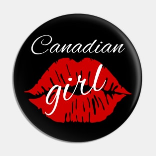 Canadian Girl Pin