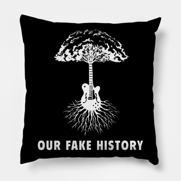 History of Rock and Roll Pillow by Our Fake History