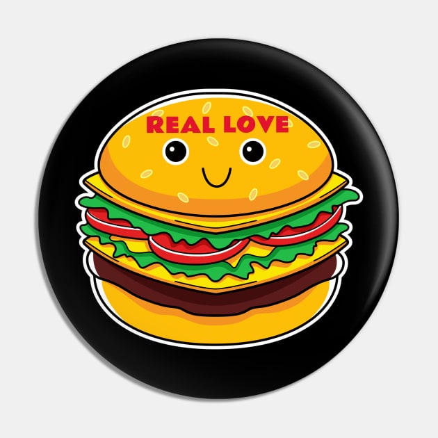 Hamburger Pin by MONMON-75