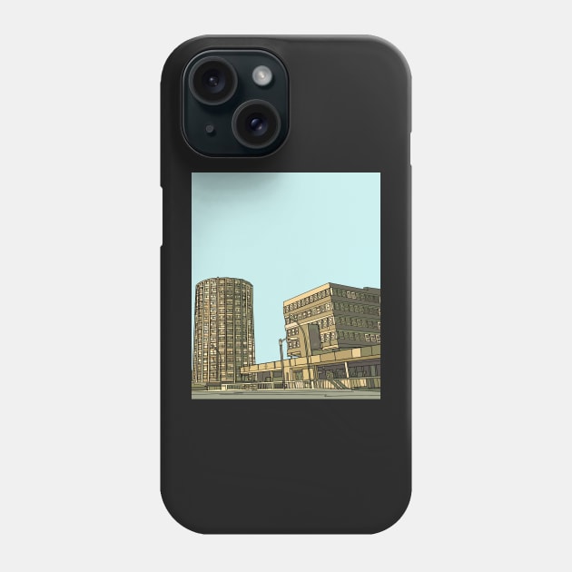 Billingham Buildings Phone Case by juliechicago