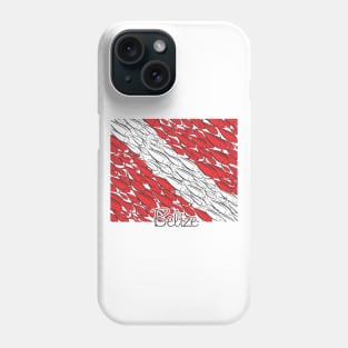 Scuba Diving Flag Belize Phone Case