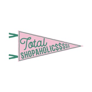 Total Shopaholic Vintage Pennant T-Shirt