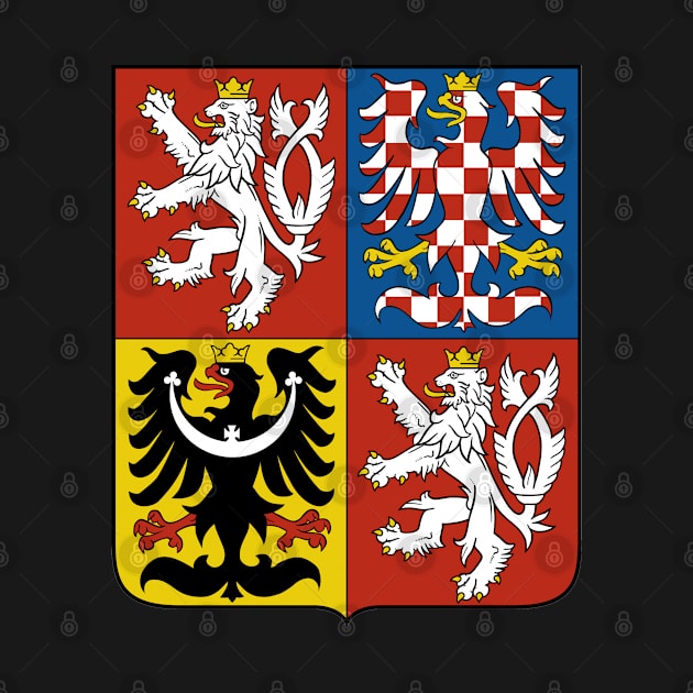 Czech Republic Coat of Arms (Czechia) by Bugsponge