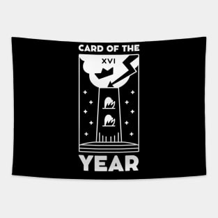 The Tower Tarot Card of The Year Tapestry