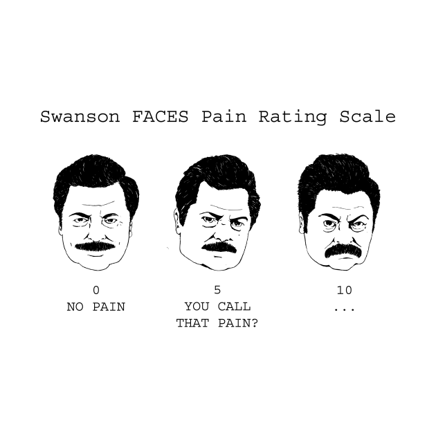 Disover Swanson Pain Chart - Tv - T-Shirt