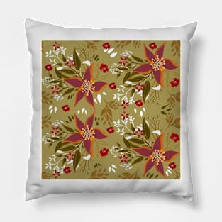 Green of Secret Garden Pillow