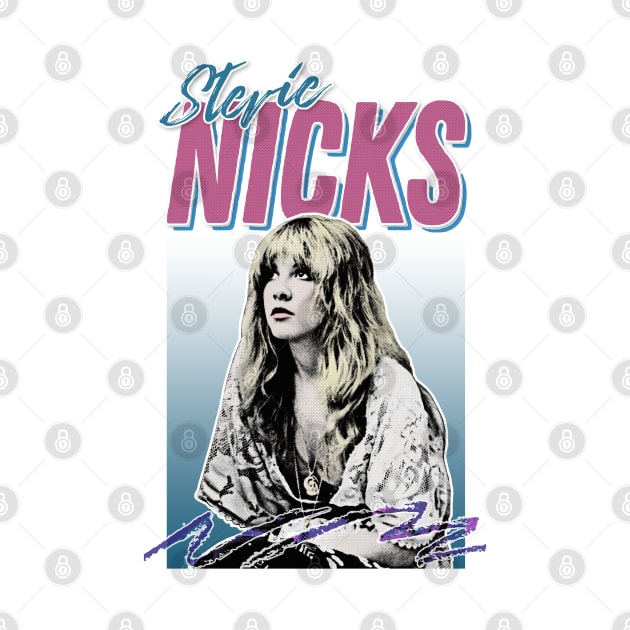 Stevie Nicks - Retro Vintage Styled Design by DankFutura