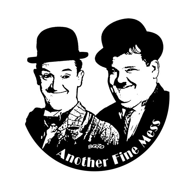 Laurel and Hardy - Another Fine Mess by BonzoTee