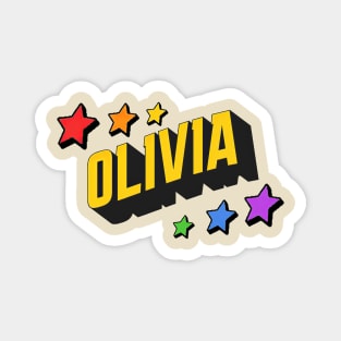 Olivia- Personalizes Style Magnet