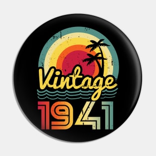 Vintage 1941 Made in 1941 82th birthday 82 years old Gift Pin