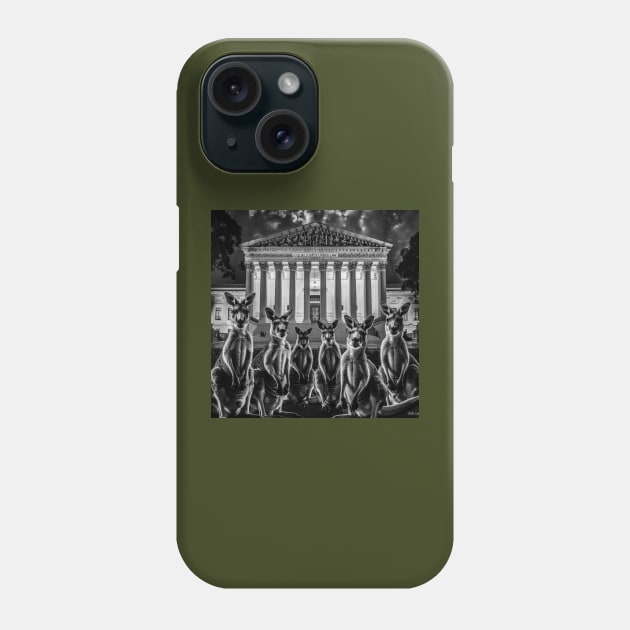 Supreme Court - SCOTUS IS A Kangaroo Court - Robin Fader - Back Phone Case by SubversiveWare