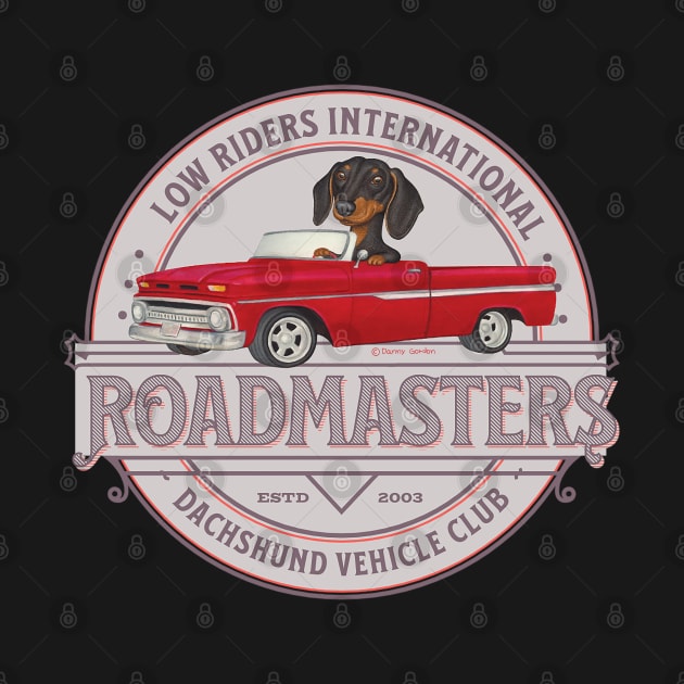 Dachshund Roadmasters by Danny Gordon Art