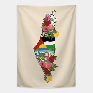 Free palestine Tapestry