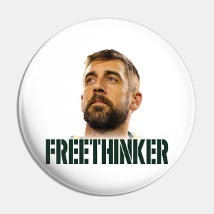 Aaron Rodgers Free Thinker Pin