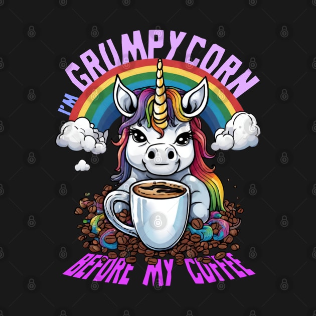 Grumpycorn - The Pre-Coffee Grump by LopGraphiX